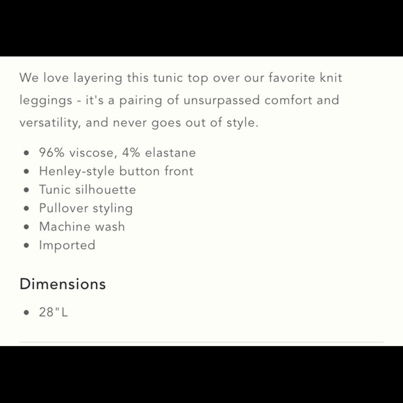 Anthropologie Cedar Windham Tunic by Maeve - Picture 7 of 7